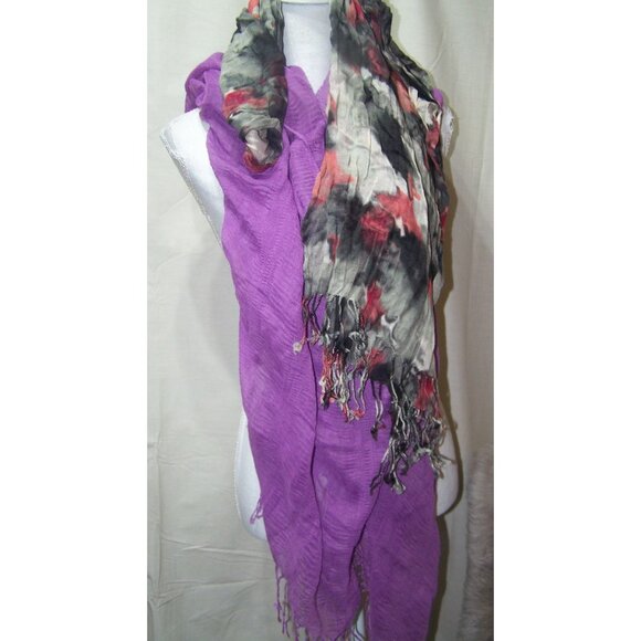 Scarves Lot of Seven Neck Scarf Warmers Head Wrap - Picture 7 of 7